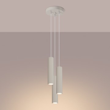 Brilagi - LED lampa uz kabeļa CRESTO 3xGU10/10W/230V krēmkrāsaina