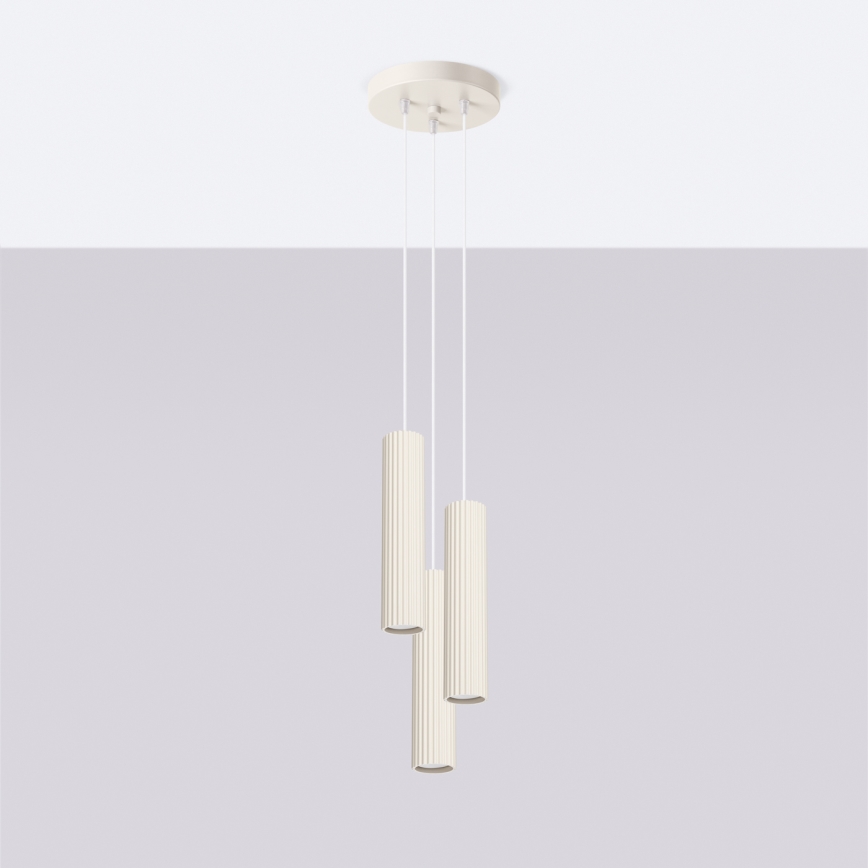 Brilagi - LED lampa uz kabeļa CRESTO 3xGU10/10W/230V krēmkrāsaina