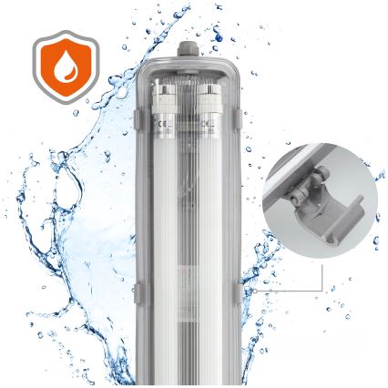 Brilagi - LED lielas slodzes dienasgaismas lampa OPTIMA T8 2xG13/9W/230V 4000K IP65 67,5 cm