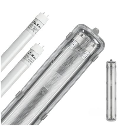 Brilagi - LED lielas slodzes dienasgaismas lampa OPTIMA T8 2xG13/9W/230V 4000K IP65 67,5 cm