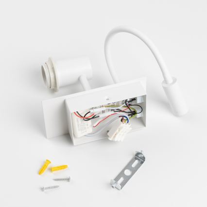 Brilagi - LED elastīga sienas lampa NUBILA 1xE27/25W/230V + LED/3W balta/oranža