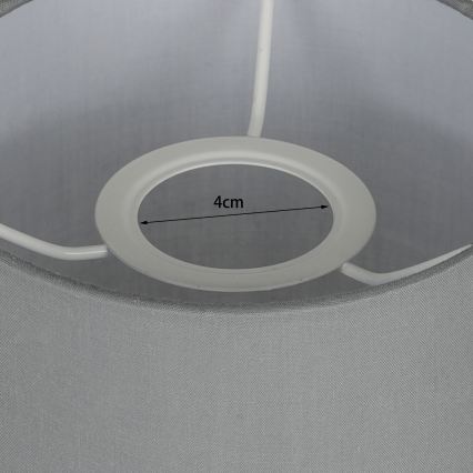 Brilagi - Elastīgā LED sienas lampa NUBILA 1xE27/25W/230V + LED/3W matēts hroms/gaiši pelēka