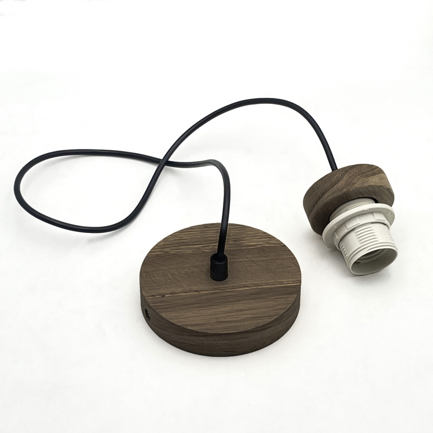 Brilagi - LED Lustra uz stīgu ANTHONY 1xE27/60W/230V ozola valrieksts/balts