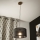 Brilagi - LED Lustra ar auklu ANTHONY 1xE27/60W/230V ozols riekstkoks/melna