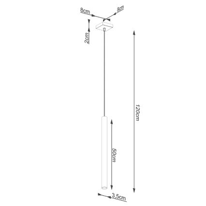 Brilagi - LED Lustra ar auklu DRIFA 1xG9/4W/230V betons