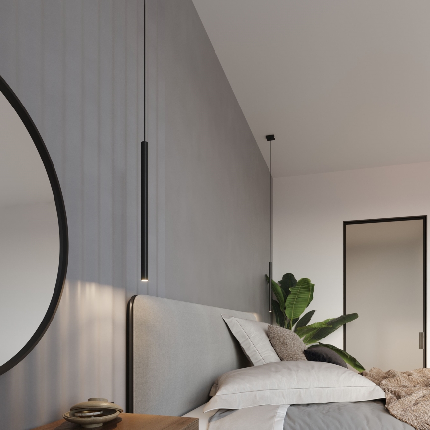 Brilagi -  LED Lustra ar auklu DRIFA 1xG9/4W/230V melna