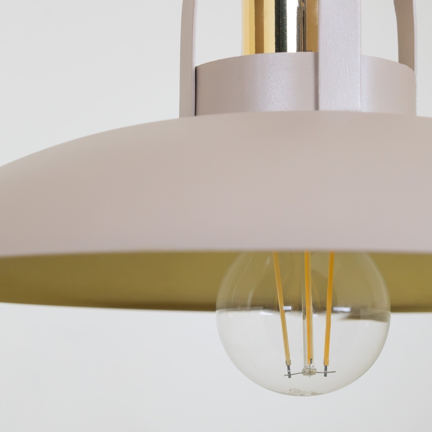 Brilagi - LED Lustra ar auklu FLAMENGO 1xE27/60W/230V bēša