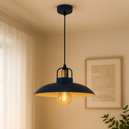 Brilagi - LED Lustra ar auklu FLAMENGO 1xE27/60W/230V zila