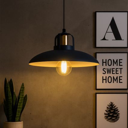 Brilagi - LED Lustra ar auklu FLAMENGO 1xE27/60W/230V zila