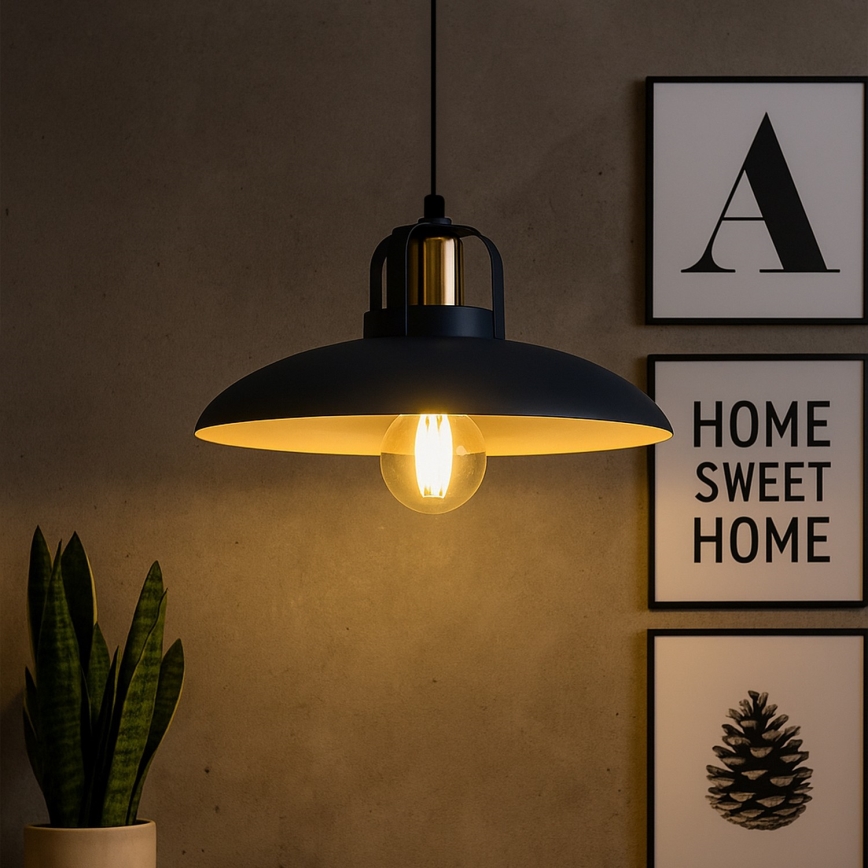 Brilagi - LED Lustra ar auklu FLAMENGO 1xE27/60W/230V zila