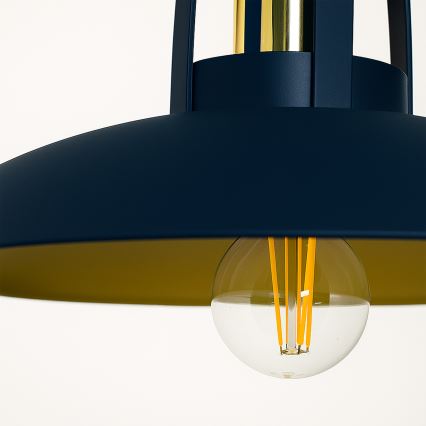 Brilagi - LED Lustra ar auklu FLAMENGO 1xE27/60W/230V zila