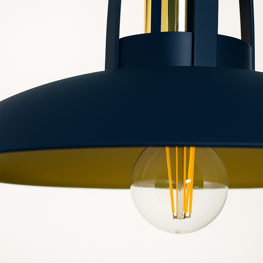 Brilagi - LED Lustra ar auklu FLAMENGO 1xE27/60W/230V zila