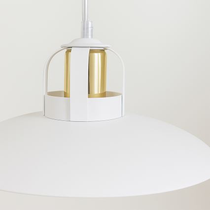 Brilagi - LED Lustra ar auklu FLAMENGO 2xE27/60W/230V balta