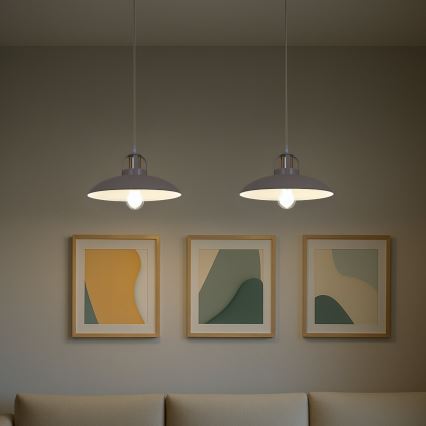 Brilagi - LED Lustra ar auklu FLAMENGO 2xE27/60W/230V bēša