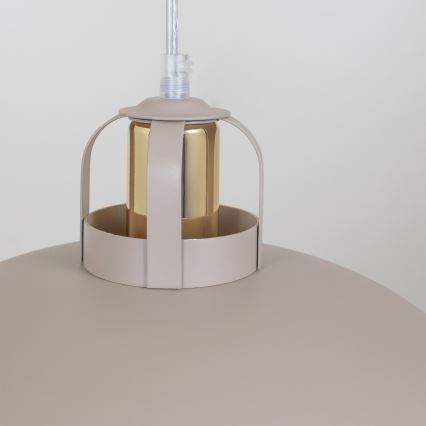 Brilagi - LED Lustra ar auklu FLAMENGO 2xE27/60W/230V bēša