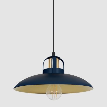 Brilagi - LED Lustra ar auklu FLAMENGO 2xE27/60W/230V zila