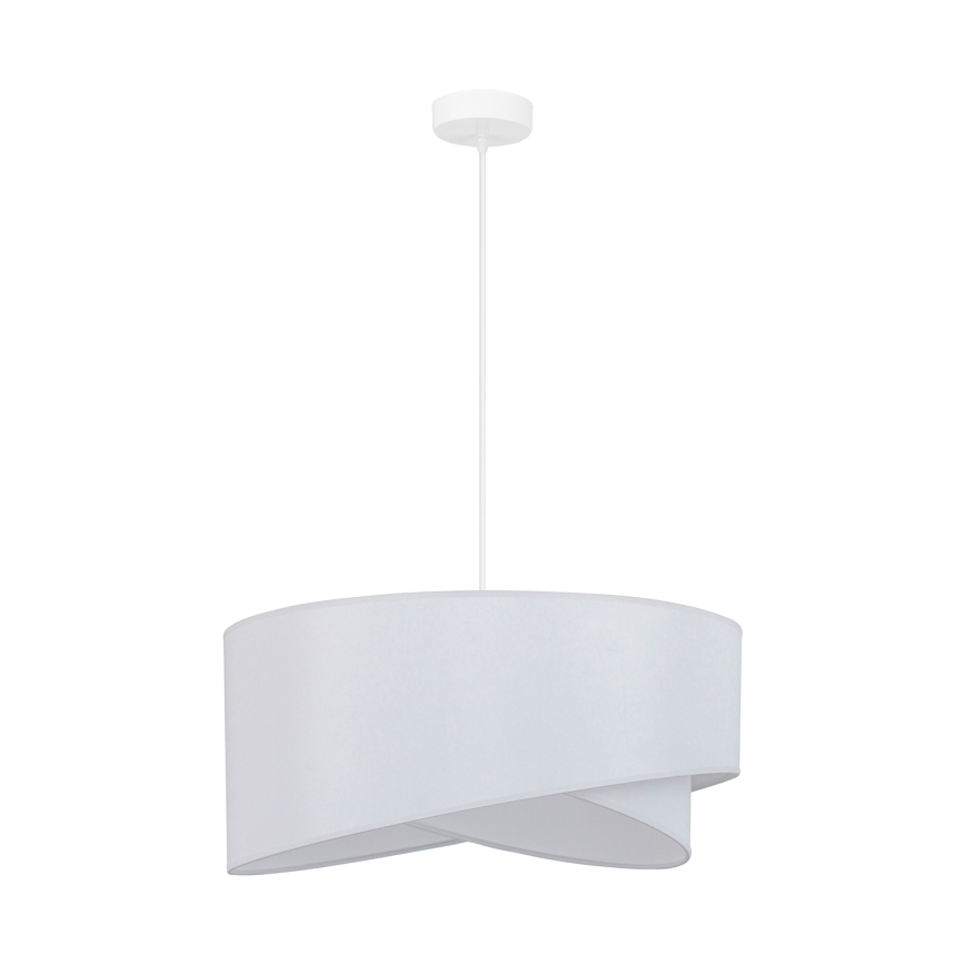 Brilagi - LED Lustra ar auklu LYRA 1xE27/15W/230V balta