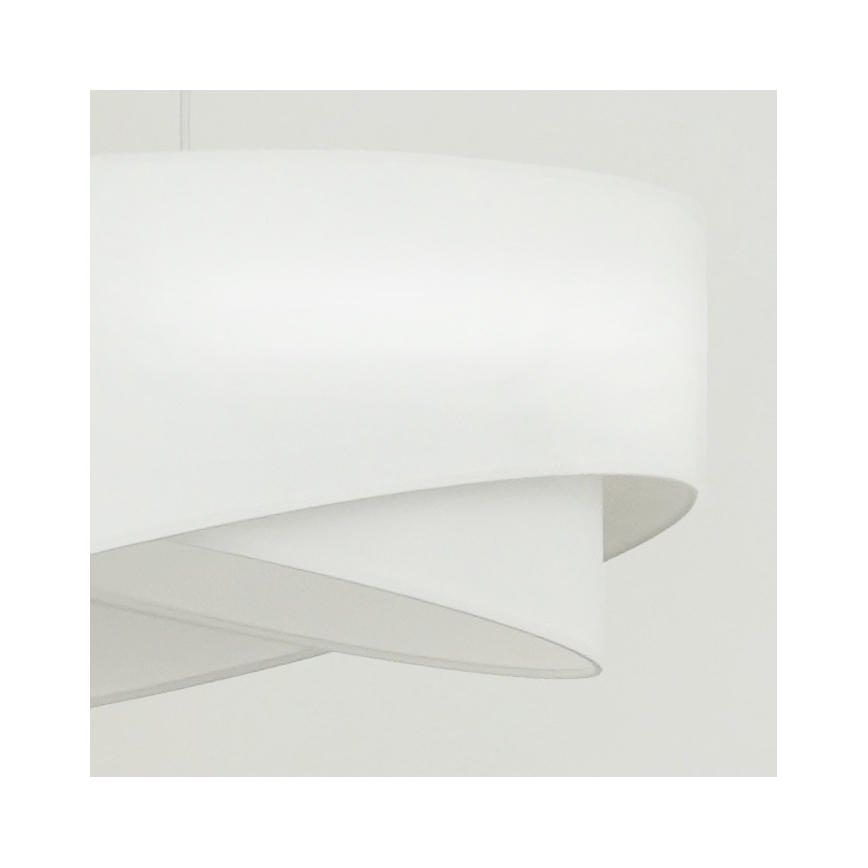 Brilagi - LED Lustra ar auklu LYRA 1xE27/15W/230V balta
