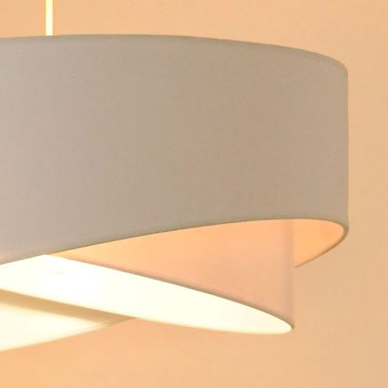 Brilagi - LED Lustra ar auklu LYRA 1xE27/15W/230V balta