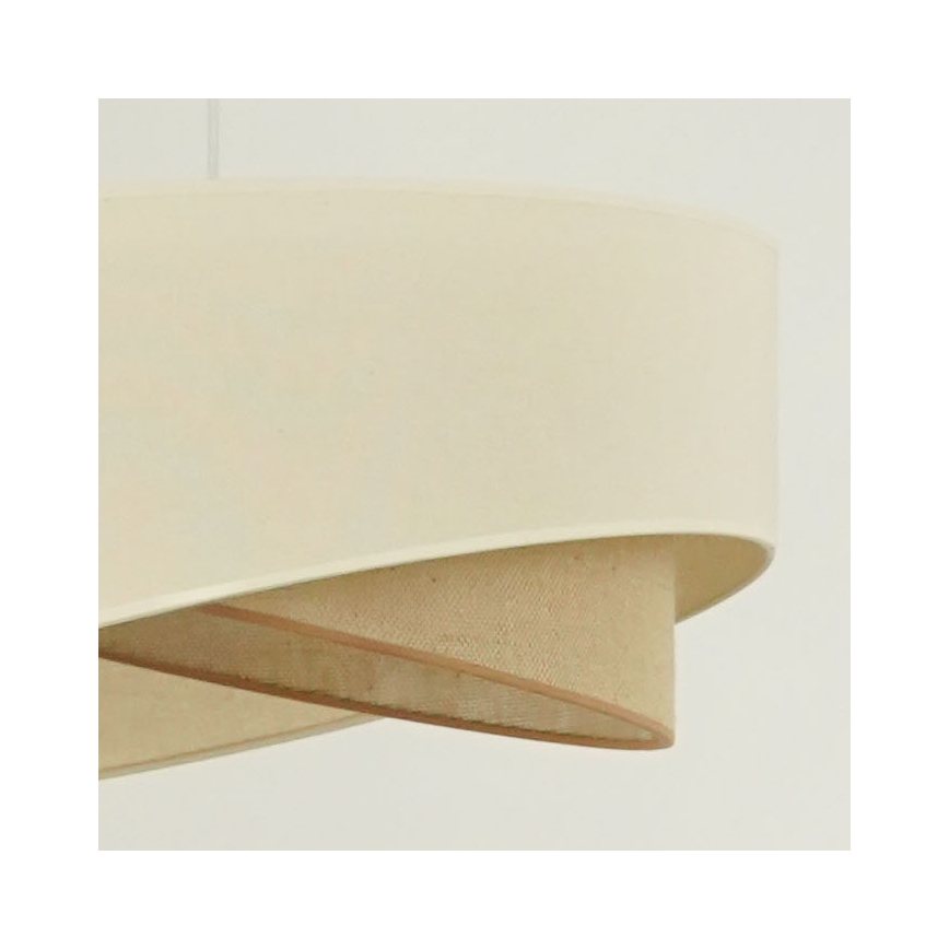 Brilagi - LED Lustra ar auklu LYRA 1xE27/15W/230V krēmkrāsa/bēša