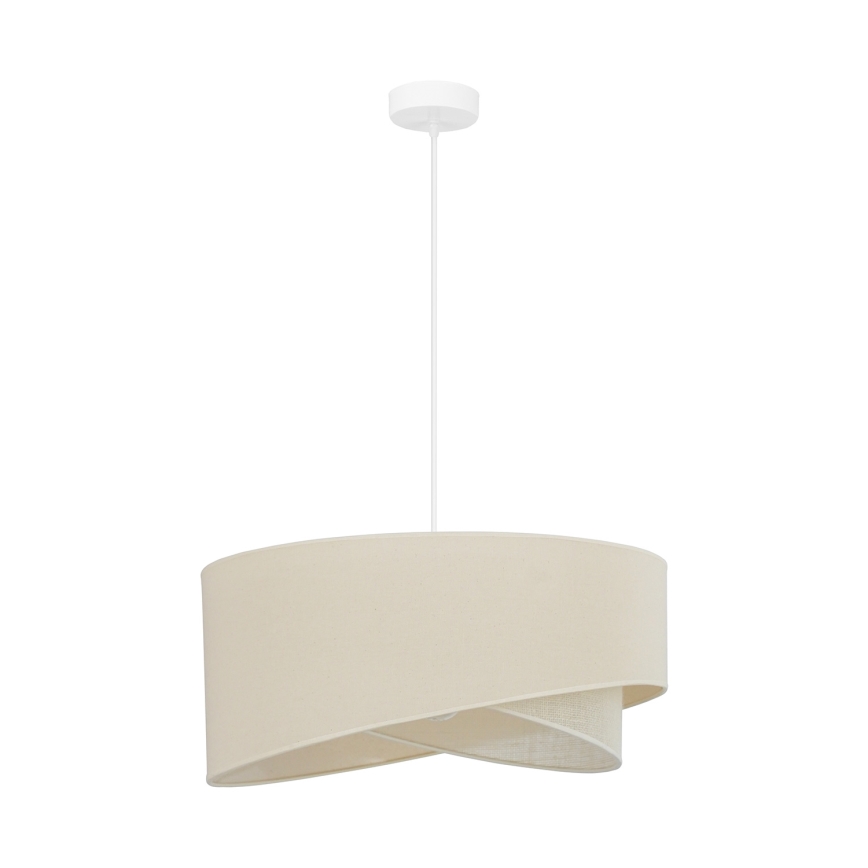 Brilagi - LED Lustra ar auklu LYRA 1xE27/15W/230V krēmkrāsa