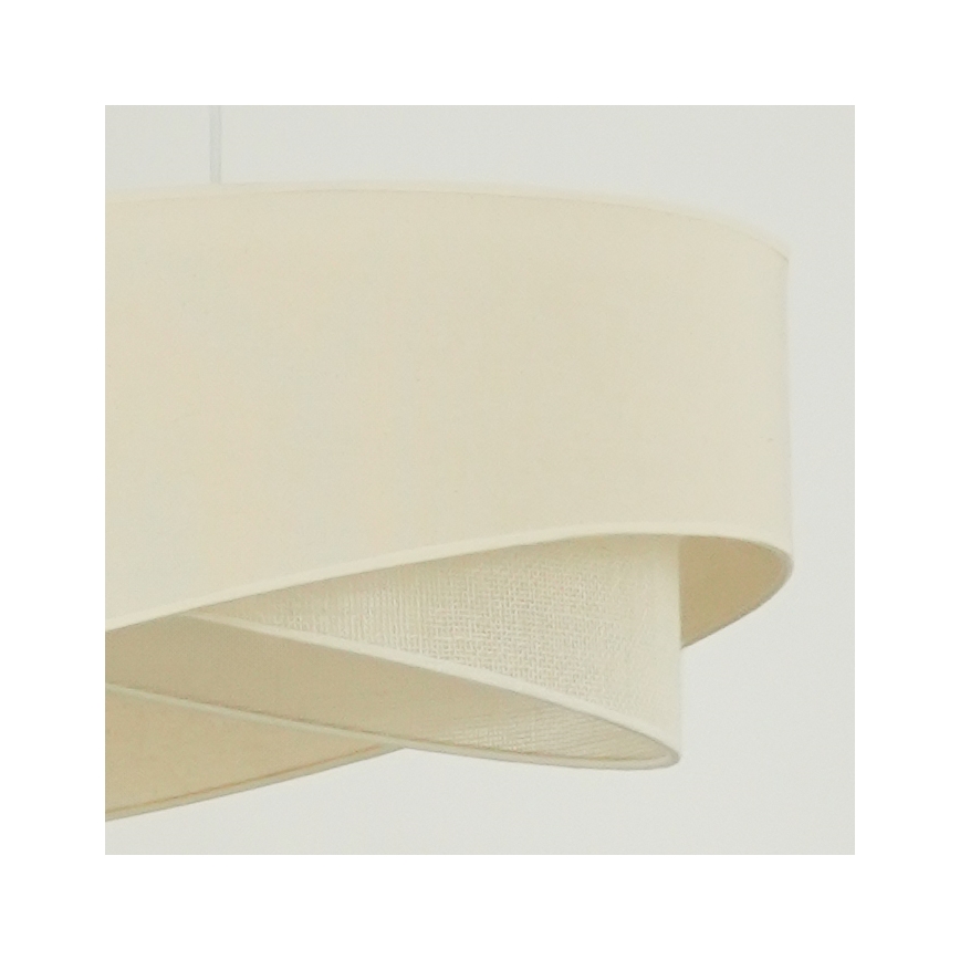 Brilagi - LED Lustra ar auklu LYRA 1xE27/15W/230V krēmkrāsa