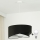 Brilagi - LED Lustra ar auklu LYRA 1xE27/15W/230V melna/balta