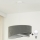 Brilagi - LED Lustra ar auklu LYRA 1xE27/15W/230V pelēka/balta
