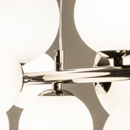 Brilagi - LED Lustra ar auklu MILLA 10xG9/3W/230V spīdīgi hromēts/balta