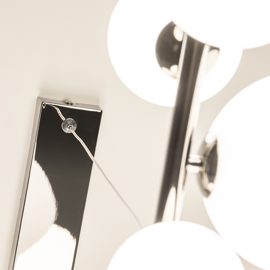 Brilagi - LED Lustra ar auklu MILLA 10xG9/3W/230V spīdīgi hromēts/balta