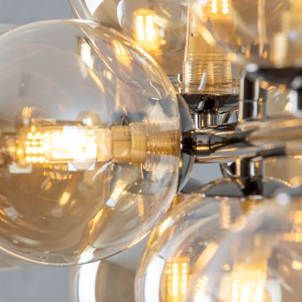 Brilagi - LED Lustra ar auklu MILLA 10xG9/3W/230V spīdīgi hromēts/zelta