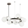 Brilagi - LED Lustra ar auklu MILLA 15xG9/3W/230V spīdīgi hromēts/balta