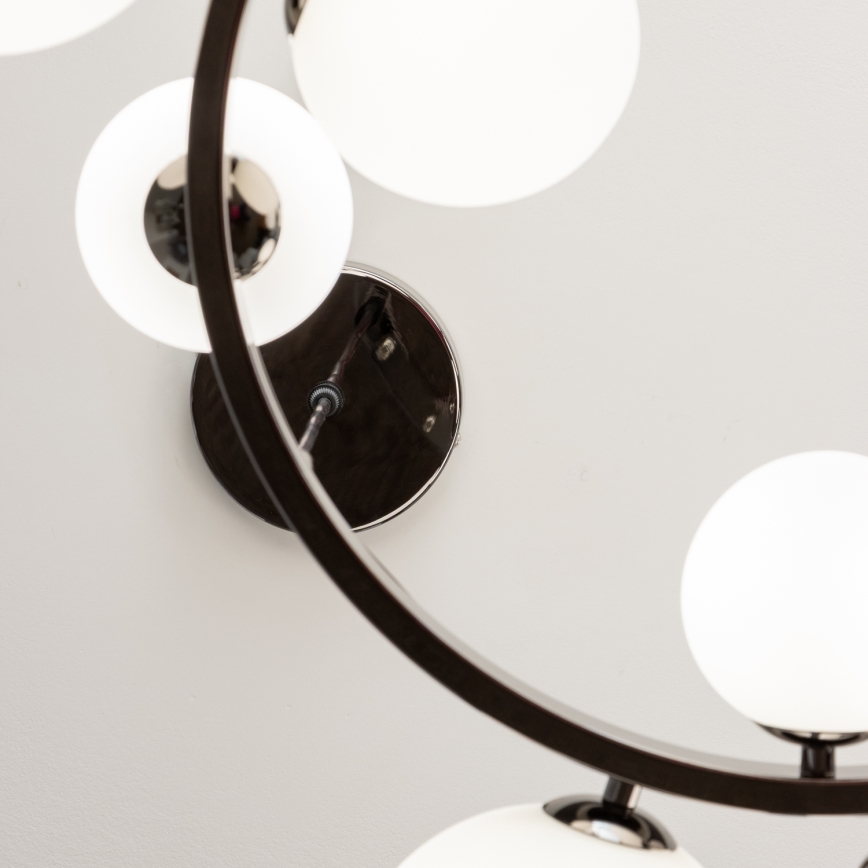 Brilagi - LED Lustra ar auklu MILLA 15xG9/3W/230V spīdīgi hromēts/balta