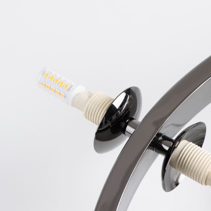 Brilagi - LED Lustra ar auklu MILLA 15xG9/3W/230V spīdīgi hromēts/zelta