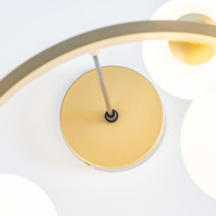 Brilagi - LED Lustra ar auklu MILLA 15xG9/3W/230V zelta/balta