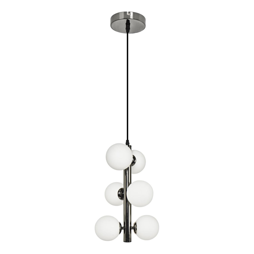 Brilagi - LED Lustra ar auklu MILLA 6xG9/3W/230V spīdīgi hromēts/balta