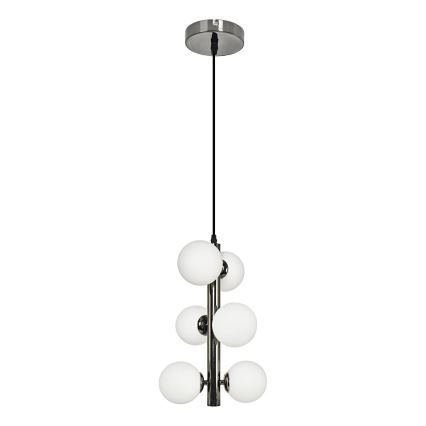 Brilagi - LED Lustra ar auklu MILLA 6xG9/3W/230V spīdīgi hromēts/balta