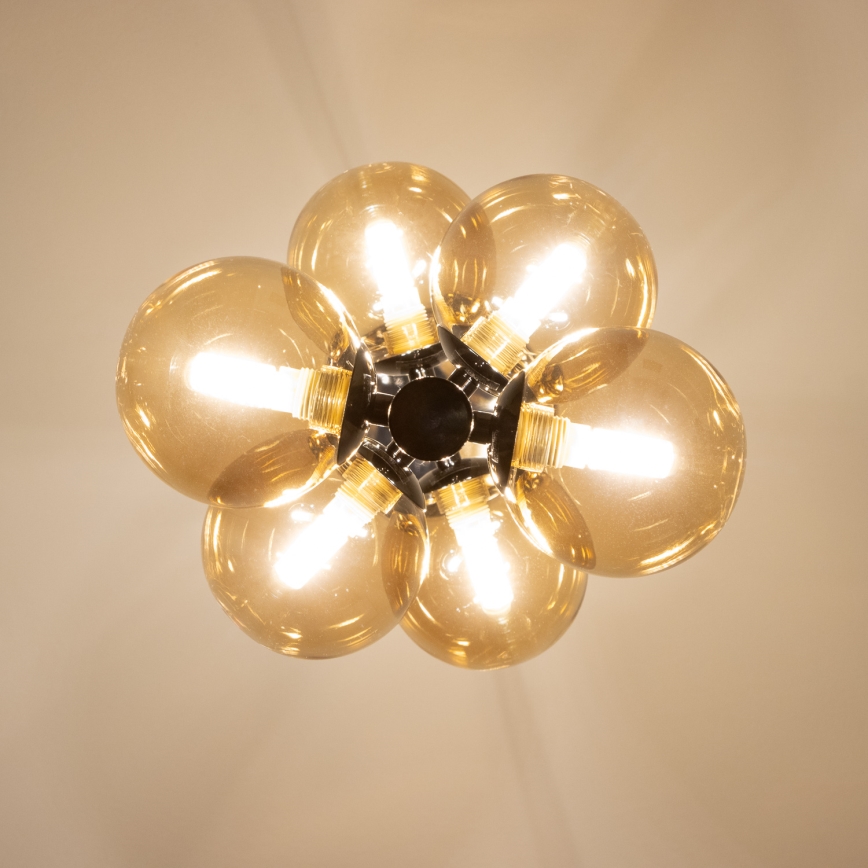 Brilagi - LED Lustra ar auklu MILLA 6xG9/3W/230V spīdīgi hromēts/zelta