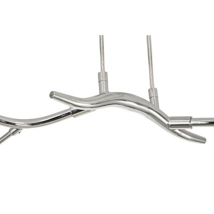 Brilagi - LED Lustra ar auklu MISTEL 6xG9/3W/230V spīdīgi hromēts/dūmakains