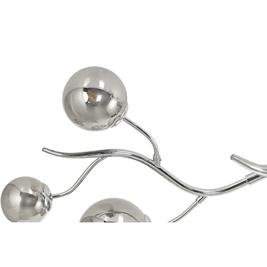 Brilagi - LED Lustra ar auklu MISTEL 6xG9/3W/230V spīdīgi hromēts/dūmakains