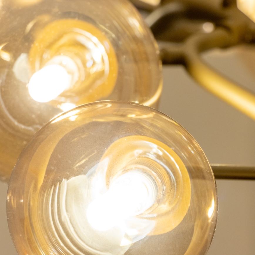 Brilagi - LED Lustra ar auklu MISTEL 6xG9/3W/230V zelta