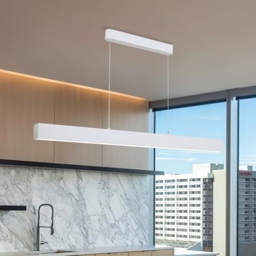 Brilagi - LED Lustra ar auklu SLEEKLINE LED/40W/230V 3000/4500/6000K balta