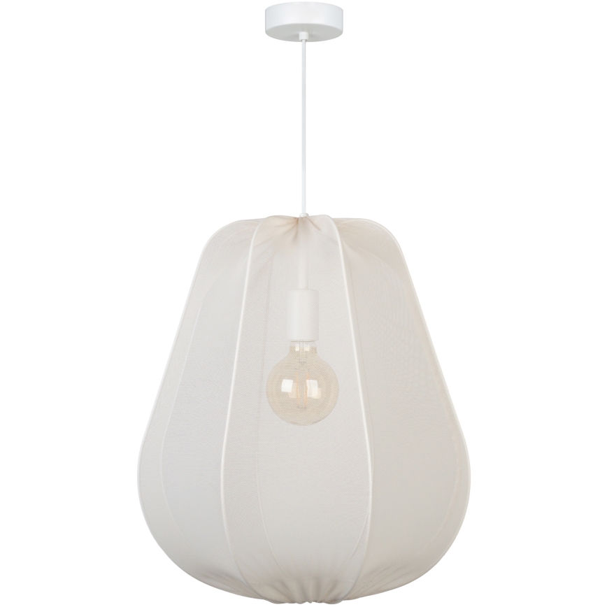 Brilagi - LED lustra ar kabeli ARVEN 1xE27/8W/230V diam. 37 cm balta