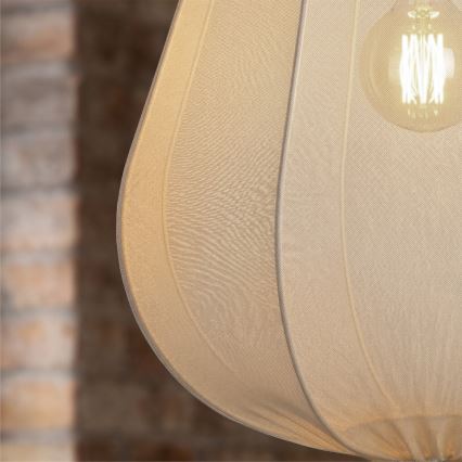 Brilagi - LED lustra ar kabeli ARVEN 1xE27/8W/230V diam. 37 cm balta