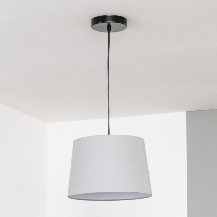Brilagi - LED lustra ar kabeli CERIA 1xE27/40W/230V Ø 30 cm pelēka