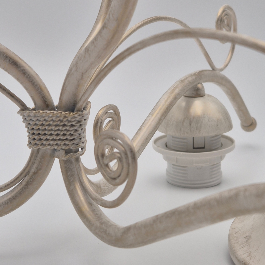 Brilagi - LED lustra ar ķēdi ANTICO 3xE27/60W/230V 3000K balta patīna