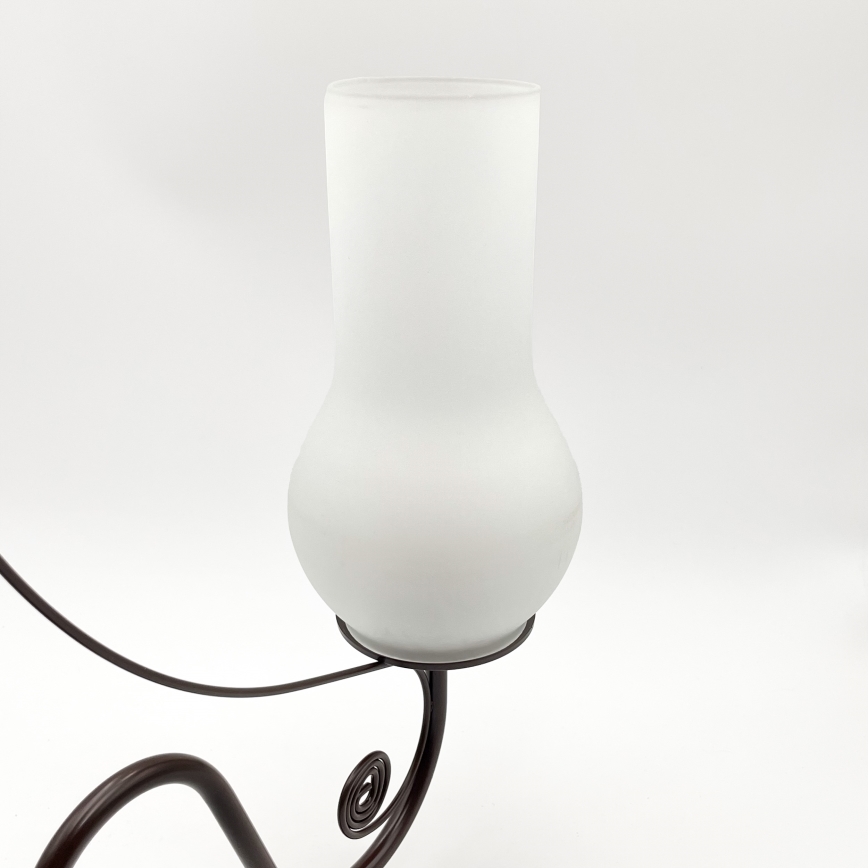 Brilagi - LED Lustra ar ķēdi COTTAGE 3xE14/40W/230V brūna/balta