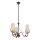 Brilagi - LED Lustra ar ķēdi COTTAGE 3xE14/40W/230V brūna