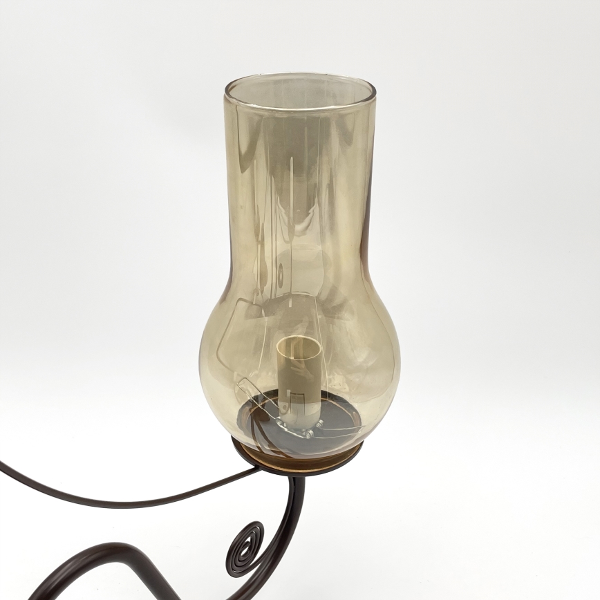 Brilagi - LED Lustra ar ķēdi COTTAGE 3xE14/40W/230V brūna
