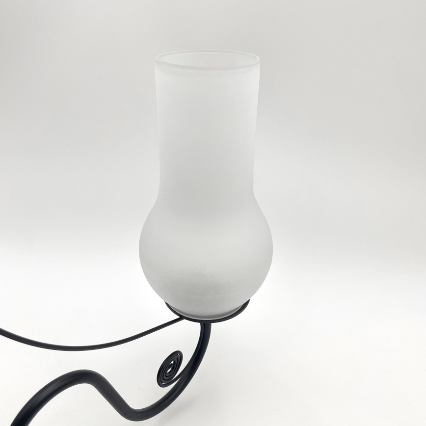 Brilagi - LED Lustra ar ķēdi COTTAGE 3xE14/40W/230V melna/balta
